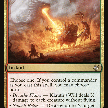 Klauth's Will [Forgotten Realms Commander]