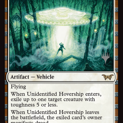 Unidentified Hovership [Duskmourn: House of Horror Promos]
