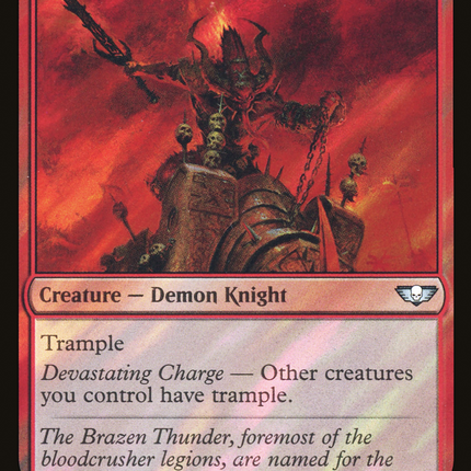 Bloodcrusher of Khorne [Warhammer 40,000 Commander] Surge Foil