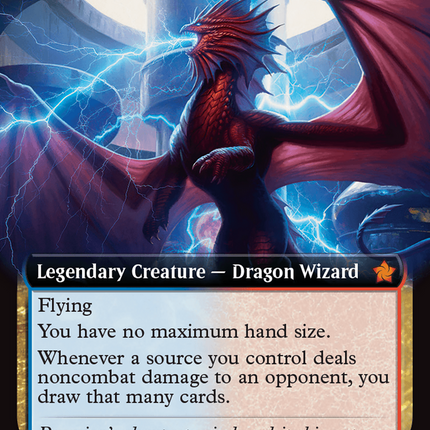 Niv-Mizzet, Visionary (Extended Art) [Foundations] Foil
