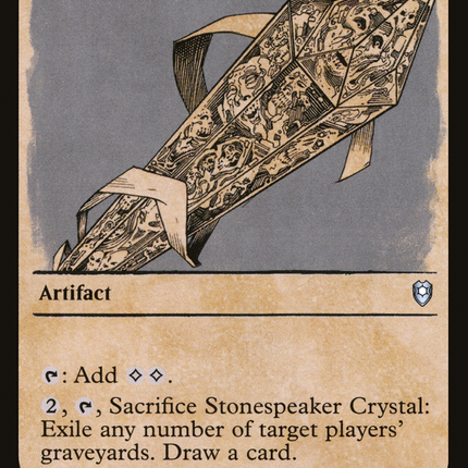 Stonespeaker Crystal (Showcase) [Commander Legends: Battle for Baldur's Gate]
