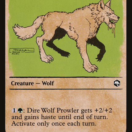 Dire Wolf Prowler (Showcase) [Adventures in the Forgotten Realms]