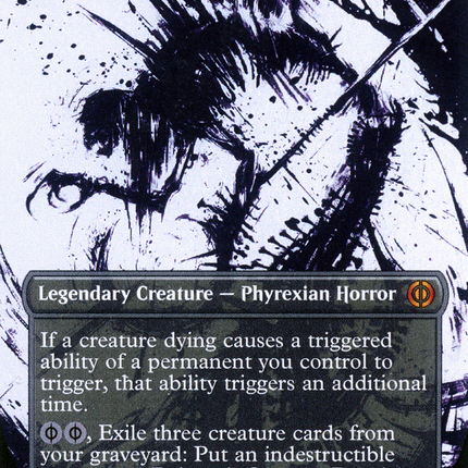 Drivnod, Carnage Dominus (Showcase) (Borderless) [Phyrexia: All Will Be One]