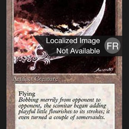 Dancing Scimitar - Cimeterre dansant  [Foreign Black Border]