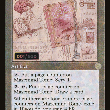 Mazemind Tome (Retro) [The Brothers' War Retro Artifacts] Serialized Foil