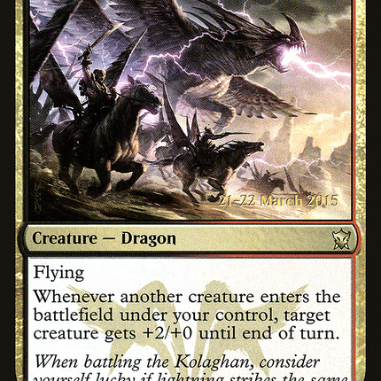 Boltwing Marauder [Dragons of Tarkir Promos] Prerelease Foil