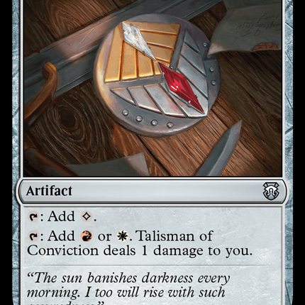 Talisman of Conviction [Modern Horizons 3 Commander] Foil
