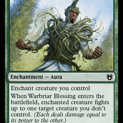 Warbriar Blessing [Wilds of Eldraine Commander]
