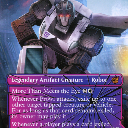 Prowl, Stoic Strategist // Prowl, Pursuit Vehicle (Borderless) [Transformers]