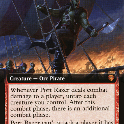 Port Razer (Extended Art) [Commander Legends]