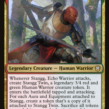 Stangg, Echo Warrior [Dominaria United Commander]