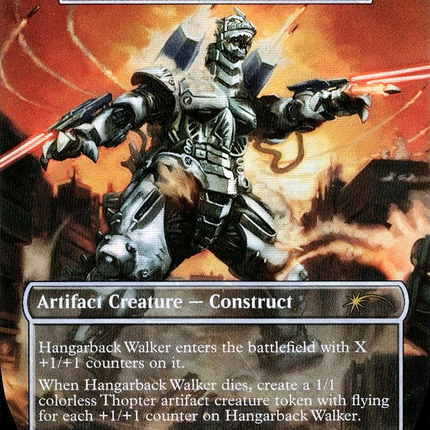 Hangarback Walker - Mechagodzilla, Battle Fortress  (Borderless) [Love Your LGS 2020] Foil