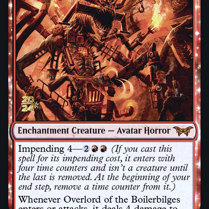 Overlord of the Boilerbilges [Duskmourn: House of Horror Promos] Prerelease Foil