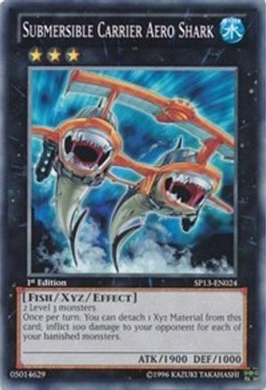 Submersible Carrier Aero Shark (Common / Short Print) [SP13-EN024] 1st Edition
