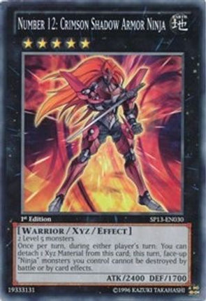 Number 12: Crimson Shadow Armor Ninja (Common / Short Print) [SP13-EN030] Unlimited