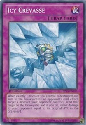 Icy Crevasse (Common / Short Print) [SP13-EN037] 1st Edition