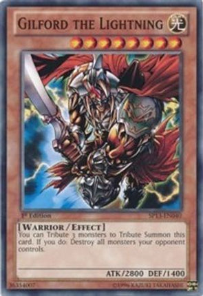 Gilford the Lightning (Common / Short Print) [SP13-EN040] 1st Edition