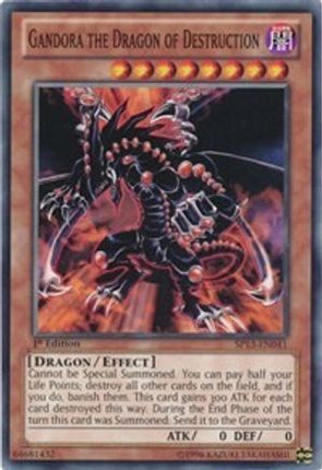 Gandora the Dragon of Destruction (Common / Short Print) [SP13-EN041] 1st Edition