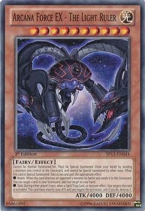 Arcana Force EX - The Light Ruler (Common / Short Print) [SP13-EN044] 1st Edition