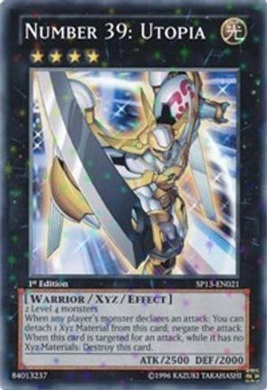 Number 39: Utopia (Starfoil) (Starfoil Rare) [SP13-EN021] 1st Edition