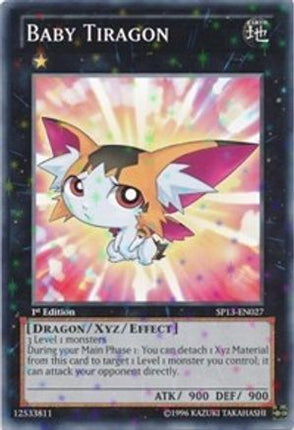 Baby Tiragon (Starfoil) (Starfoil Rare) [SP13-EN027] 1st Edition