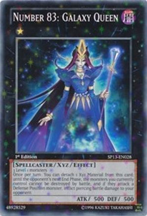 Number 83: Galaxy Queen (Starfoil) (Starfoil Rare) [SP13-EN028] Unlimited