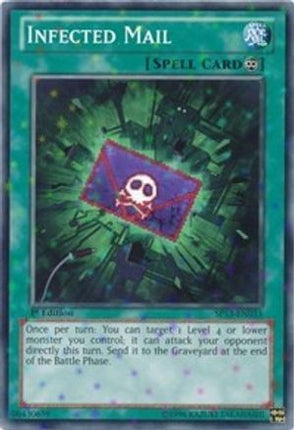 Infected Mail (Starfoil) (Starfoil Rare) [SP13-EN033] 1st Edition