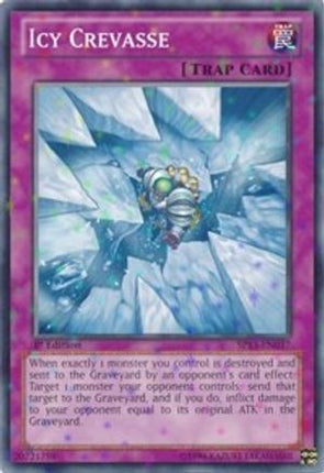Icy Crevasse (Starfoil) (Starfoil Rare) [SP13-EN037] 1st Edition