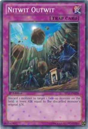 Nitwit Outwit (Starfoil) (Starfoil Rare) [SP13-EN038] Unlimited
