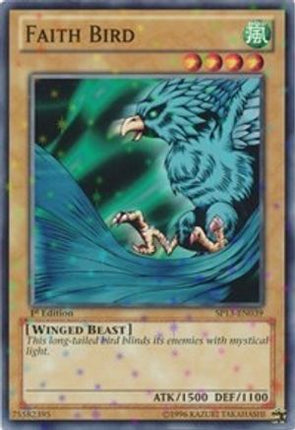 Faith Bird (Starfoil) (Starfoil Rare) [SP13-EN039] 1st Edition