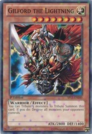 Gilford the Lightning (Starfoil) (Starfoil Rare) [SP13-EN040] Unlimited