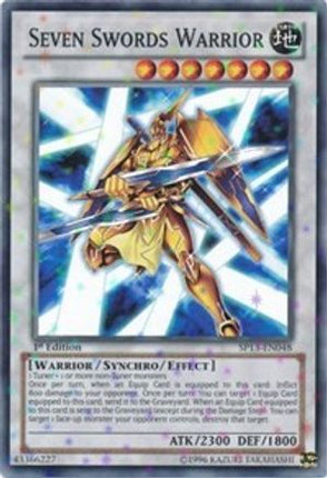 Seven Swords Warrior (Starfoil) (Starfoil Rare) [SP13-EN048] 1st Edition