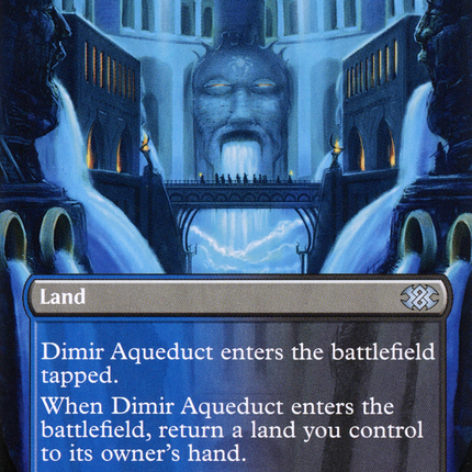 Dimir Aqueduct (Borderless) [Double Masters 2022]