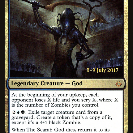 The Scarab God [Hour of Devastation Promos] Prerelease Foil