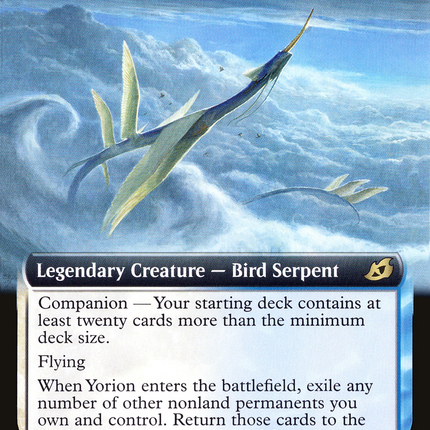 Yorion, Sky Nomad (companion, Extended Art) [Ikoria: Lair of Behemoths]