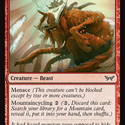 Bedhead Beastie [Duskmourn: House of Horror] Foil