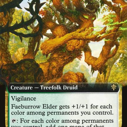 Faeburrow Elder (Extended Art) [Throne of Eldraine]