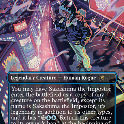 Sakashima the Impostor (Borderless) [Secret Lair Drop]
