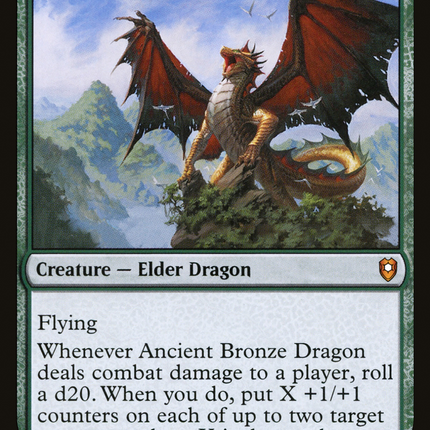Ancient Bronze Dragon [Commander Legends: Battle for Baldur's Gate]