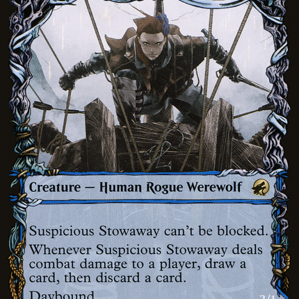 Suspicious Stowaway // Seafaring Werewolf (Showcase) [Innistrad: Midnight Hunt]