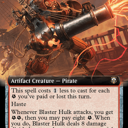 Blaster Hulk (Extended Art) [Modern Horizons 3 Commander] Foil