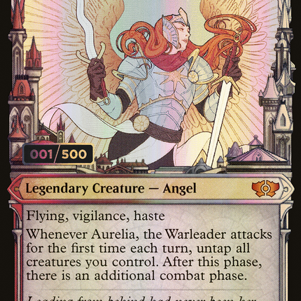 Aurelia, the Warleader (Showcase) [Multiverse Legends] Serialized Foil