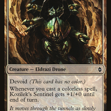 Kozilek's Sentinel (devoid) [Battle for Zendikar]