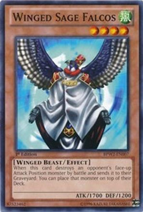 Winged Sage Falcos (Common / Short Print) [BPW2-EN007] 1st Edition