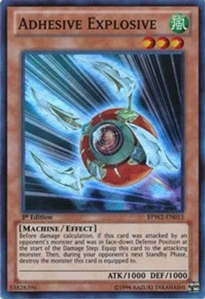 Adhesive Explosive (Super Rare) [BPW2-EN015] 1st Edition