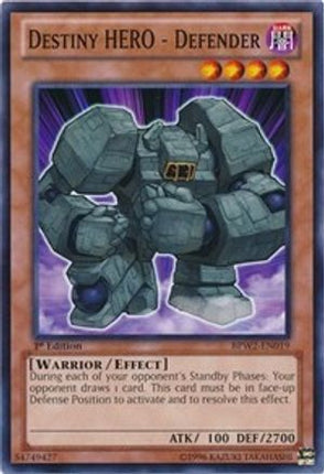 Destiny Hero - Defender (Common / Short Print) [BPW2-EN019] 1st Edition