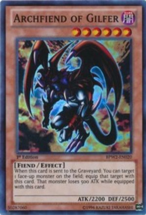 Archfiend of Gilfer (Super Rare) [BPW2-EN020] 1st Edition