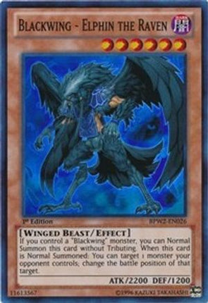 Blackwing - Elphin the Raven (Super Rare) [BPW2-EN026] 1st Edition