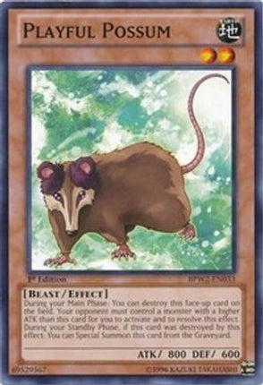 Playful Possum (Common / Short Print) [BPW2-EN033] 1st Edition