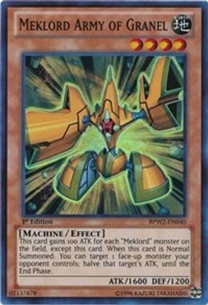 Meklord Army of Granel (Super Rare) [BPW2-EN040] 1st Edition